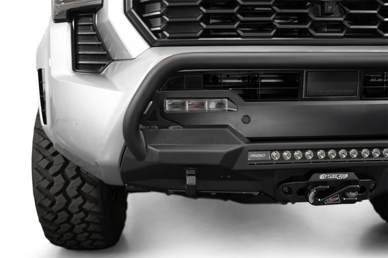 Addictive Desert Designs2024+ Toyota Tacoma Stealth Center Mount Winch Front Bumper w/ Top Hoop - Image 5