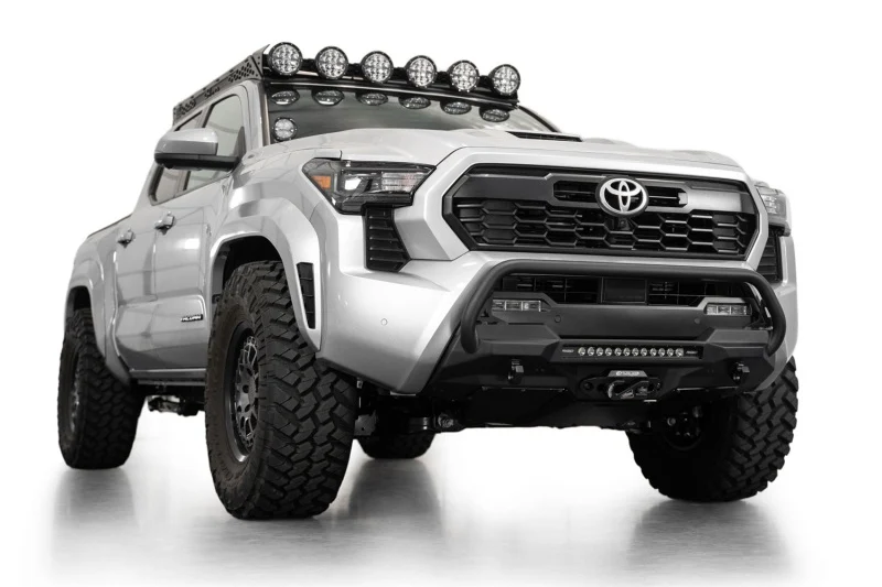 Addictive Desert Designs2024+ Toyota Tacoma Stealth Center Mount Winch Front Bumper w/ Top Hoop - Image 8