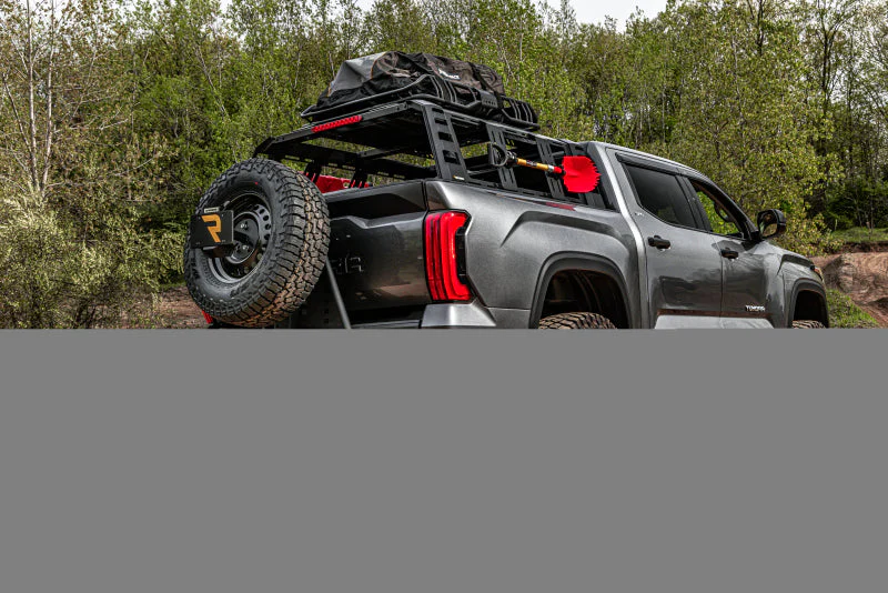 Go Rhino Swing-A-Way Hitch Mounted Tire Carrier (Lic. Plate Lights Not Included) - Textured Black - Image 12