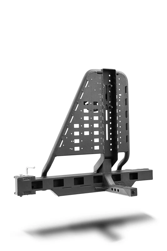 Go Rhino Swing-A-Way Hitch Mounted Tire Carrier (Lic. Plate Lights Not Included) - Textured Black - Image 16