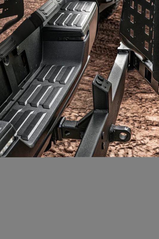 Go Rhino Swing-A-Way Hitch Mounted Tire Carrier (Lic. Plate Lights Not Included) - Textured Black - Image 8