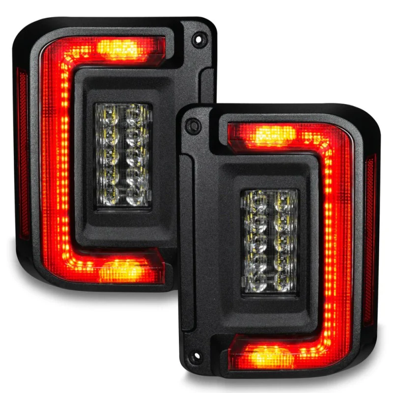 Oracle 07-17 Jeep Wrangler JK Flush Mount LED Tail Lights - Tinted - Image 13