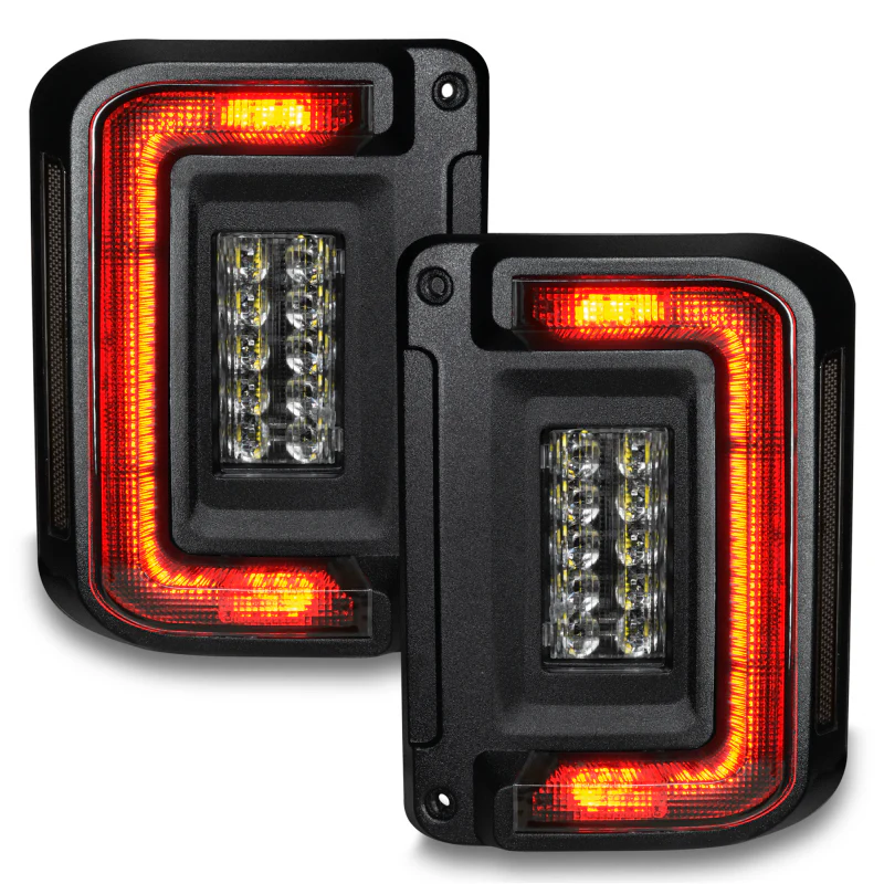 Oracle 07-17 Jeep Wrangler JK Flush Mount LED Tail Lights - Tinted - Image 15