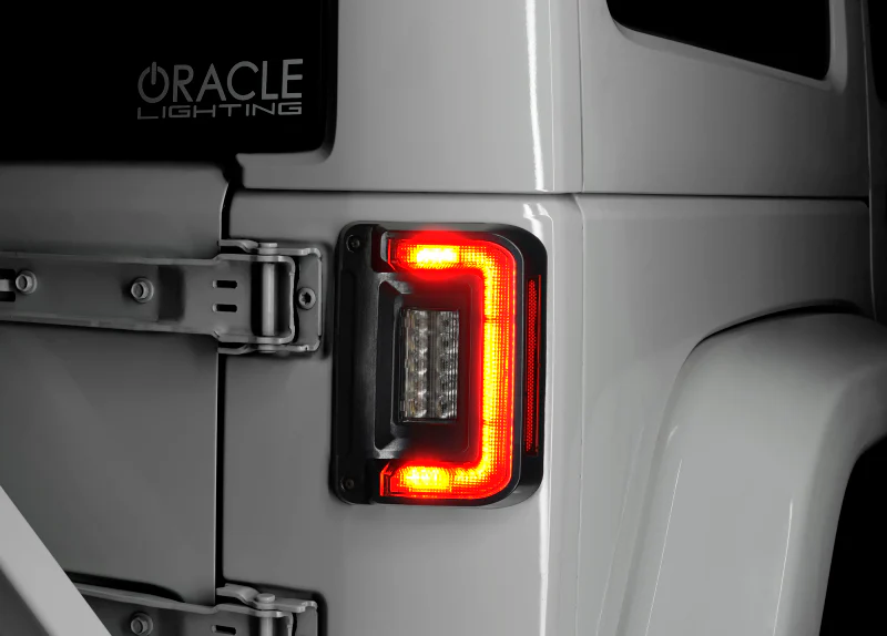 Oracle 07-17 Jeep Wrangler JK Flush Mount LED Tail Lights - Tinted - Image 4