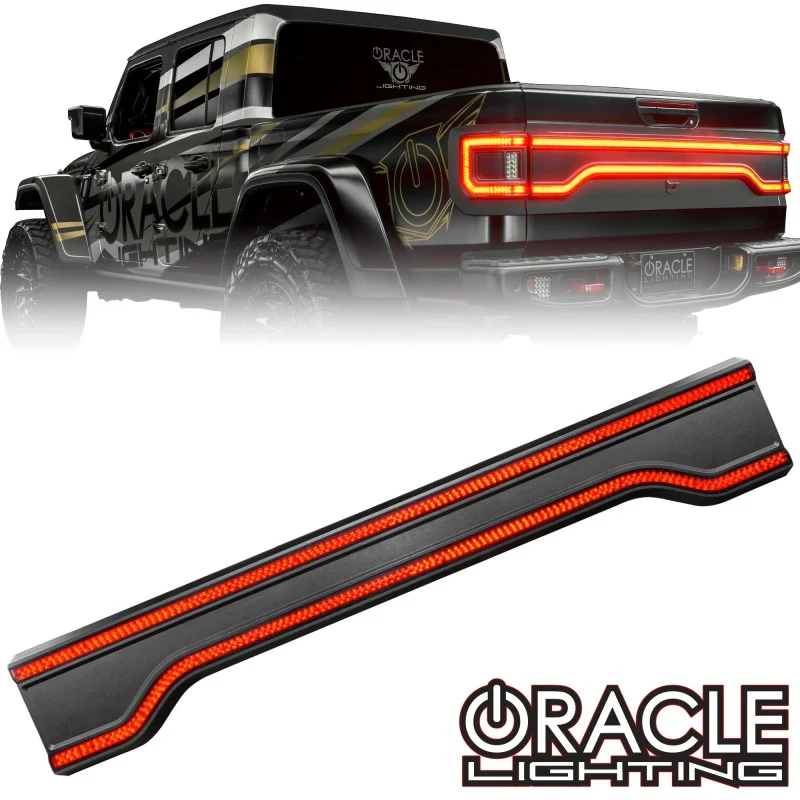 Oracle 20-23 Jeep Gladiator Racetrack Style LED Tail Gate Light - Tinted - Image 5