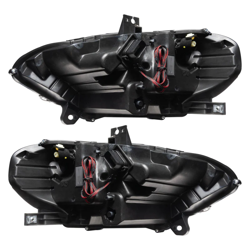 Oracle Lighting 18-23 Ford Mustang Dynamic ColorSHIFT LED Headlights - Black Series - Image 34