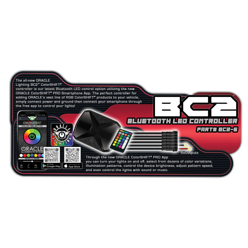 ORACLE Lighting BC2 Bluetooth ColorShift RGB LED Controller - 6 Output - Image 8