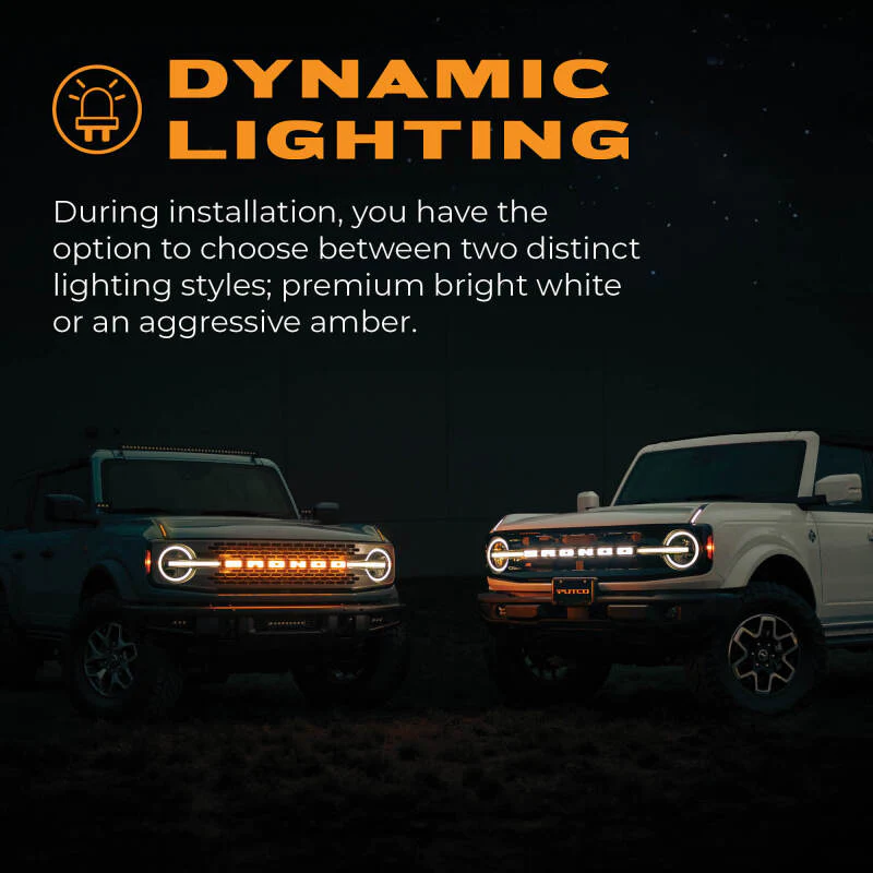 Putco 21-23 Ford Bronco Emblem (Does Not Fit Front Camera Models) - Image 3