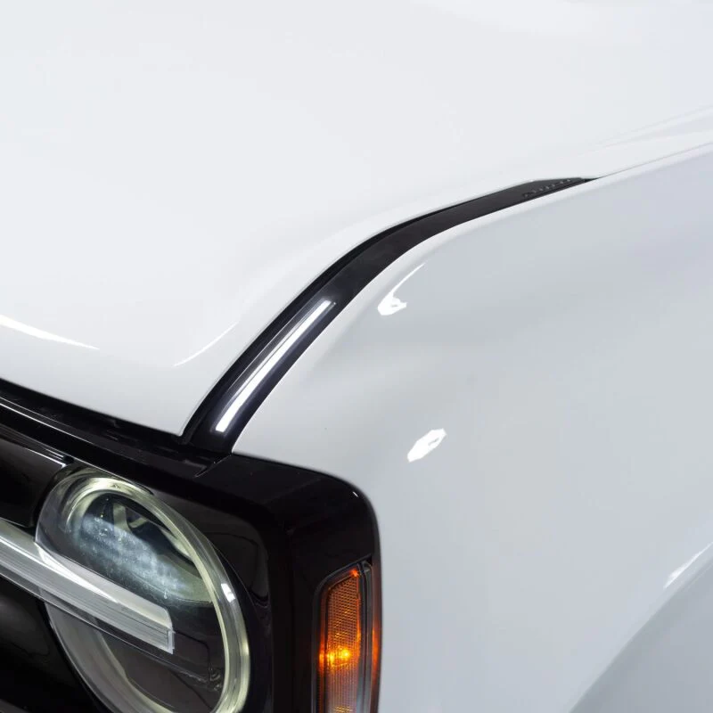 Putco 22-24 Ford Bronco Luminix DRL LED Light Hood Limb Riser (Factory Hood Side Hinge Replacements) - Image 6