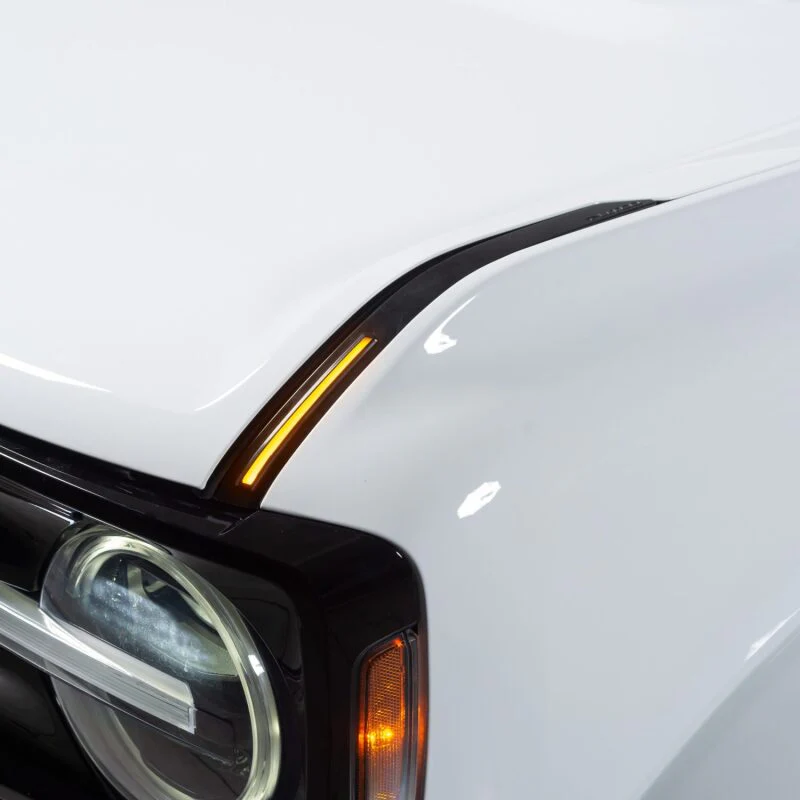 Putco 22-24 Ford Bronco Luminix DRL LED Light Hood Limb Riser (Factory Hood Side Hinge Replacements) - Image 9