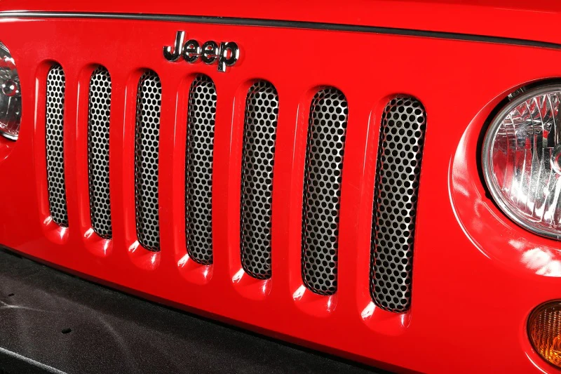 Rugged Ridge Grille Insert Satin Stainless 07-18 Jeep Wrangler - Image 3
