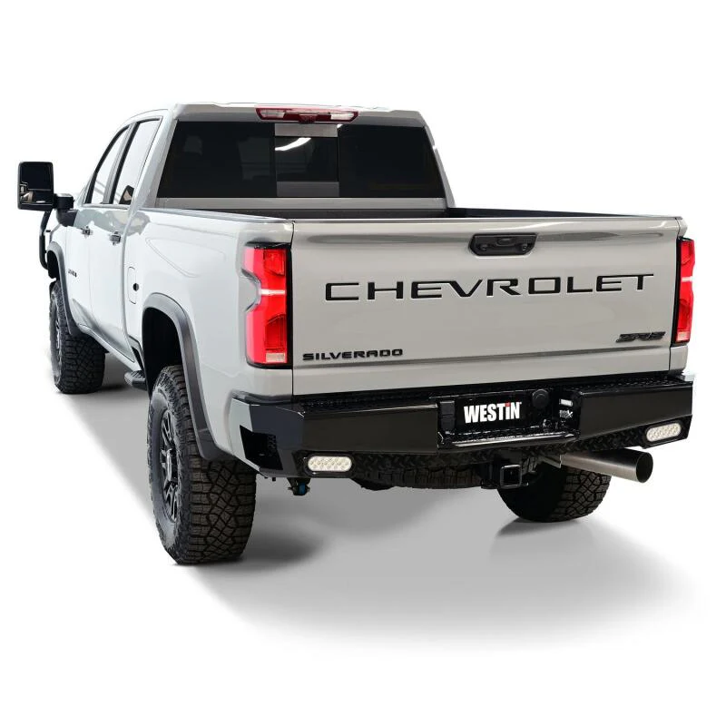 Westin 19-20 Chevy Silverado 1500 HDX Bandit Rear Bumper - Black - Image 9