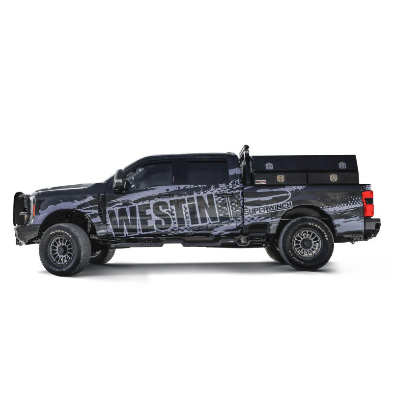 Westin 2023+ Ford F250/F350 HDX Bandit Front Bumper - Textured Black - Image 10