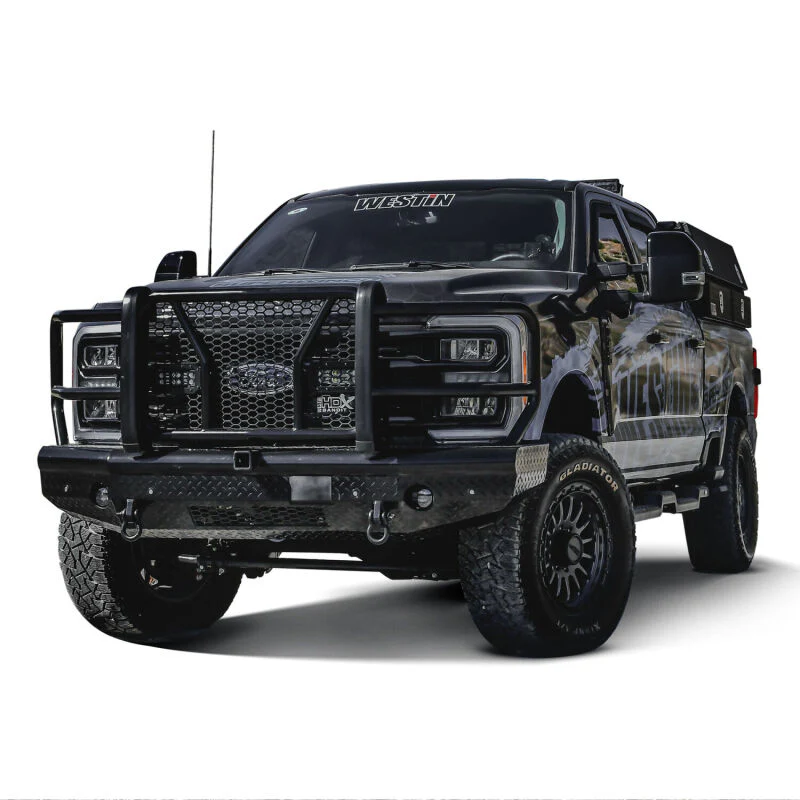 Westin 2023+ Ford F250/F350 HDX Bandit Front Bumper - Textured Black - Image 7