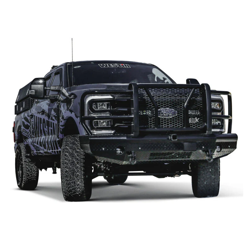 Westin 2023+ Ford F250/F350 HDX Bandit Front Bumper - Textured Black - Image 9