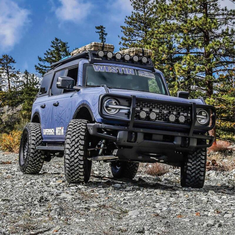 Westin 21-23 Ford Bronco (Excl. Bronco Sport)XTS Front Bumper Brush Guard for OEM Bumper - Tex Black - Image 5